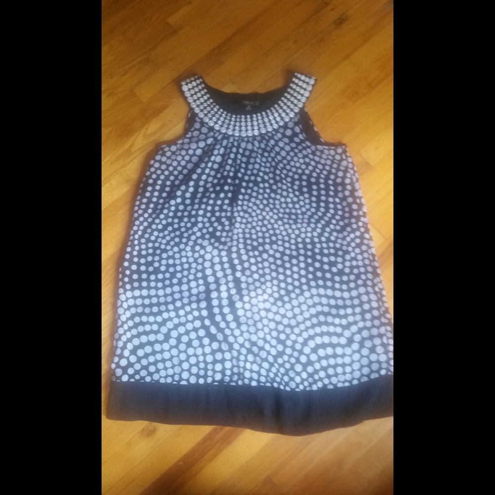 👗 BLACK AND WHITE POLKA DOT SWING DRESS👗👗